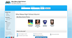 Desktop Screenshot of miramesahighschoolalumni.com