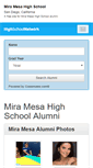 Mobile Screenshot of miramesahighschoolalumni.com